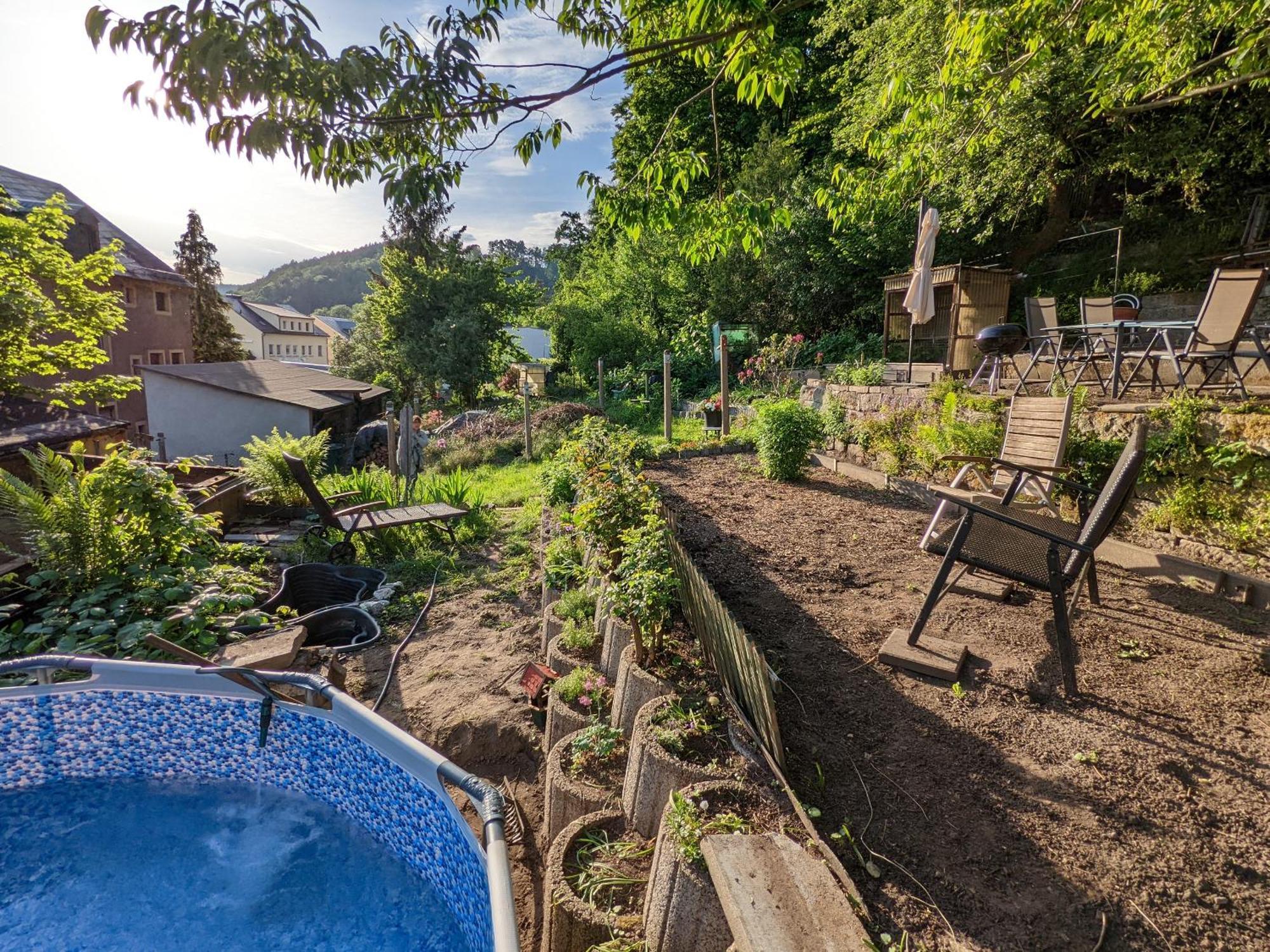 R3 - Urlaubsmagie - Helle Wohnung Mit Garten & Pool Rathmannsdorf Zewnętrze zdjęcie